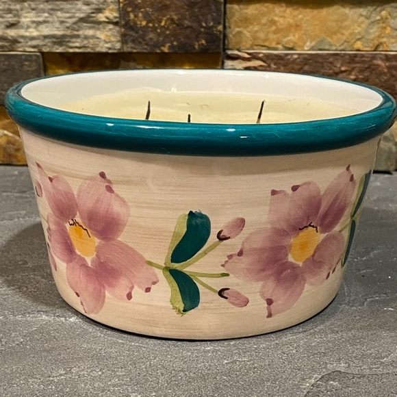 Partylite ~ Floral Delight 3 Wick - Picture 1 of 4